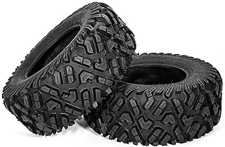 FORERUNNER 25x10-12 ATV Tires,All Terrain 6PR 25x10x12 ATV UTV Trail Mud Sand Off-Road Tires (Pack of 2, Tubeless)