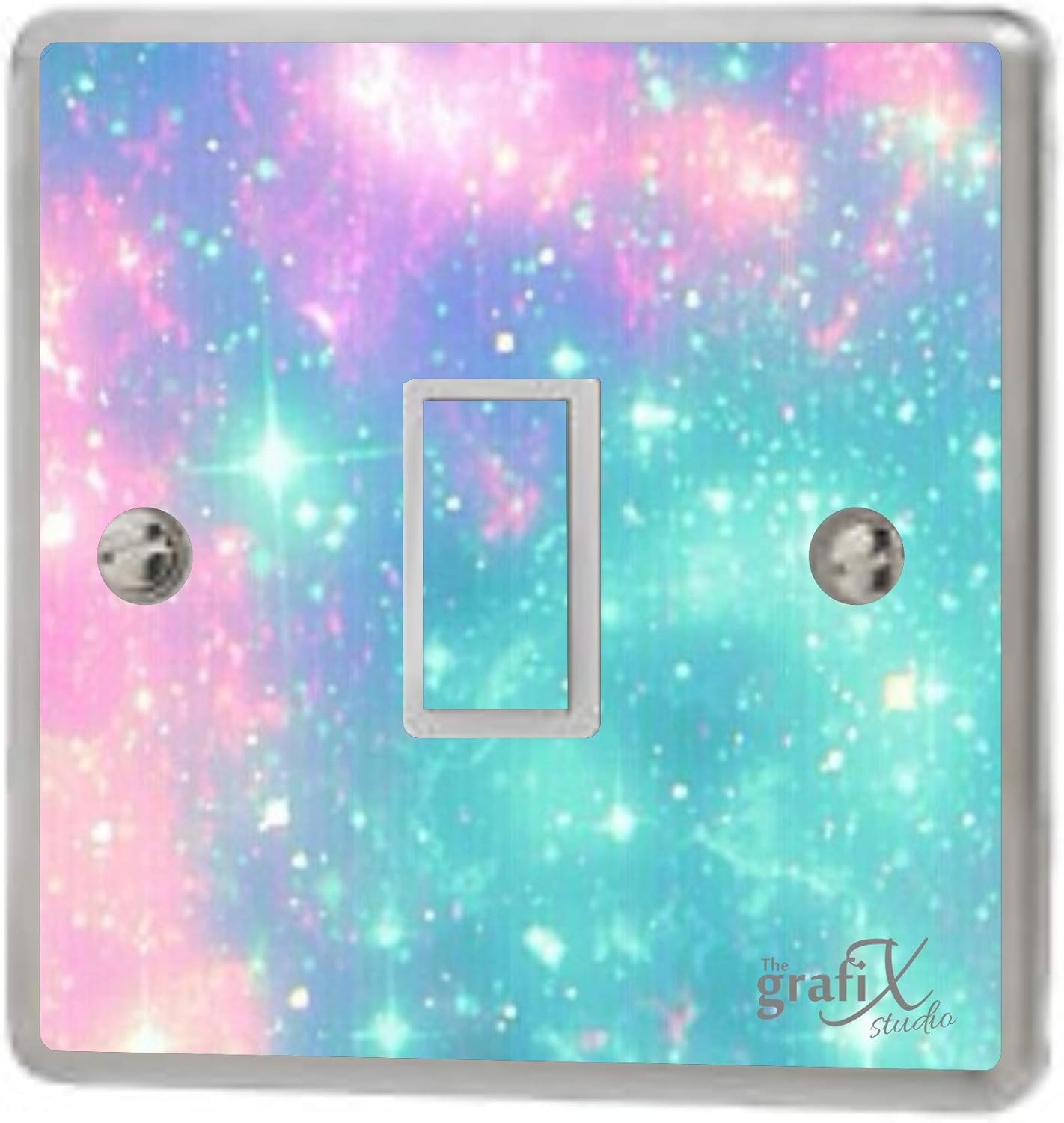 Girls Pink & Blue Light Switch Sticker Vinyl/Skin Cover, sw152 Amazon