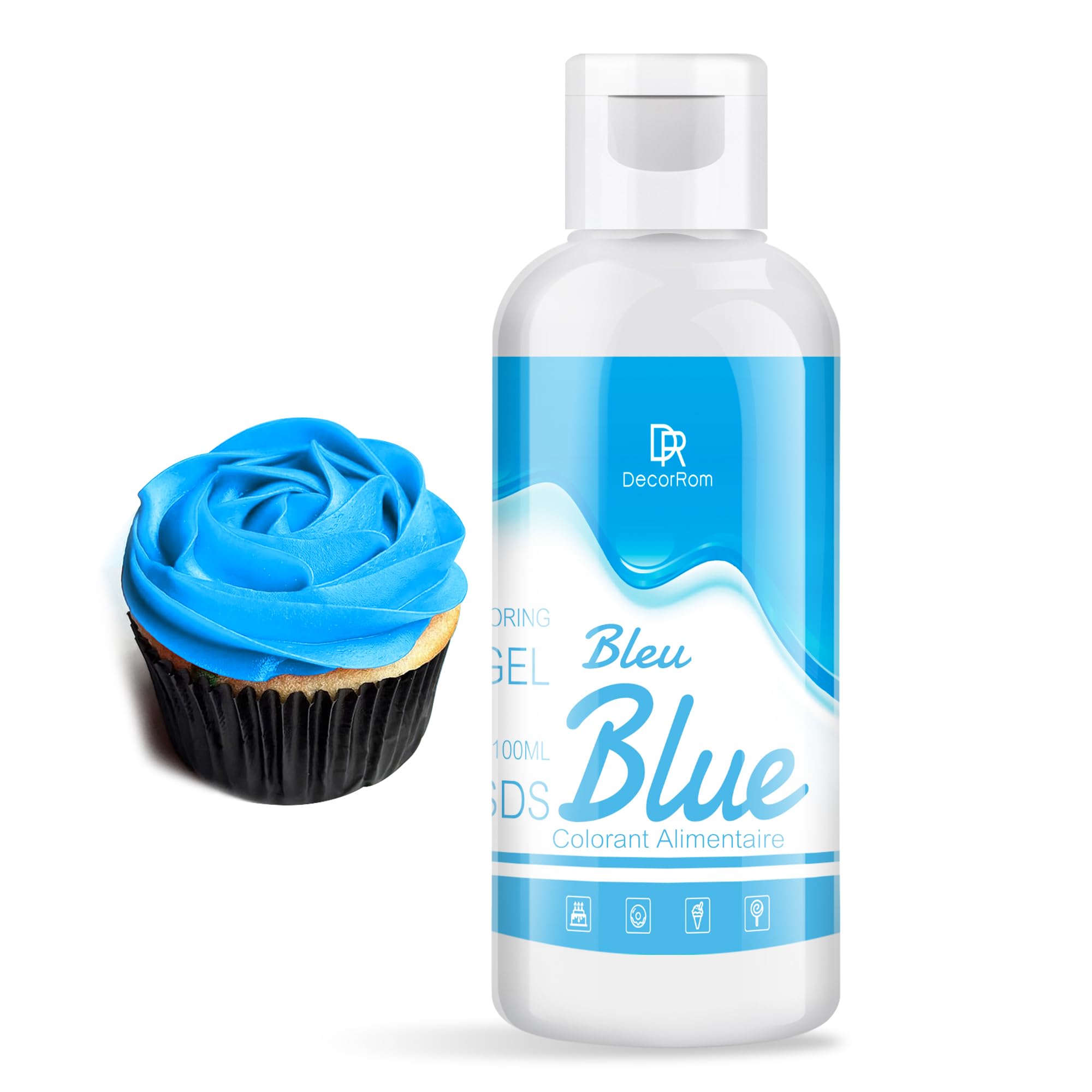 Gel Food Coloring - Vibrant Gel Food Coloring for Baking, Cake Decorating, Easter Egg - Concentrated Flavorless Edible Food Color Dye for Icing,