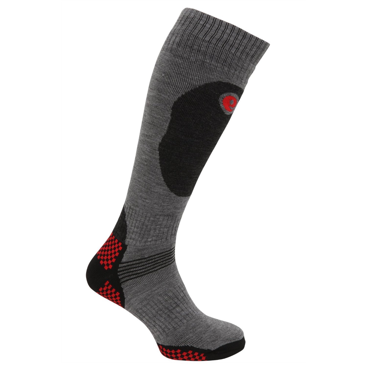 Mens High Performance Thermal Ski Socks/UK 6-11 Eur 39-45 (Light Grey)