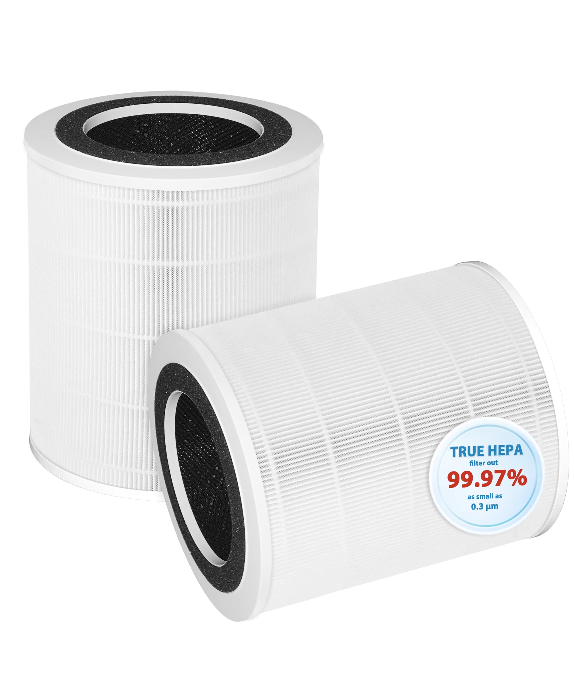 vhbw filtro compatibile con AEG AT3560, AT3550, AET3530, AET3520, AT3570, 3570, 3560, 3550, AET3510 aspirapolvere - filtro HEPA arancione/bianco