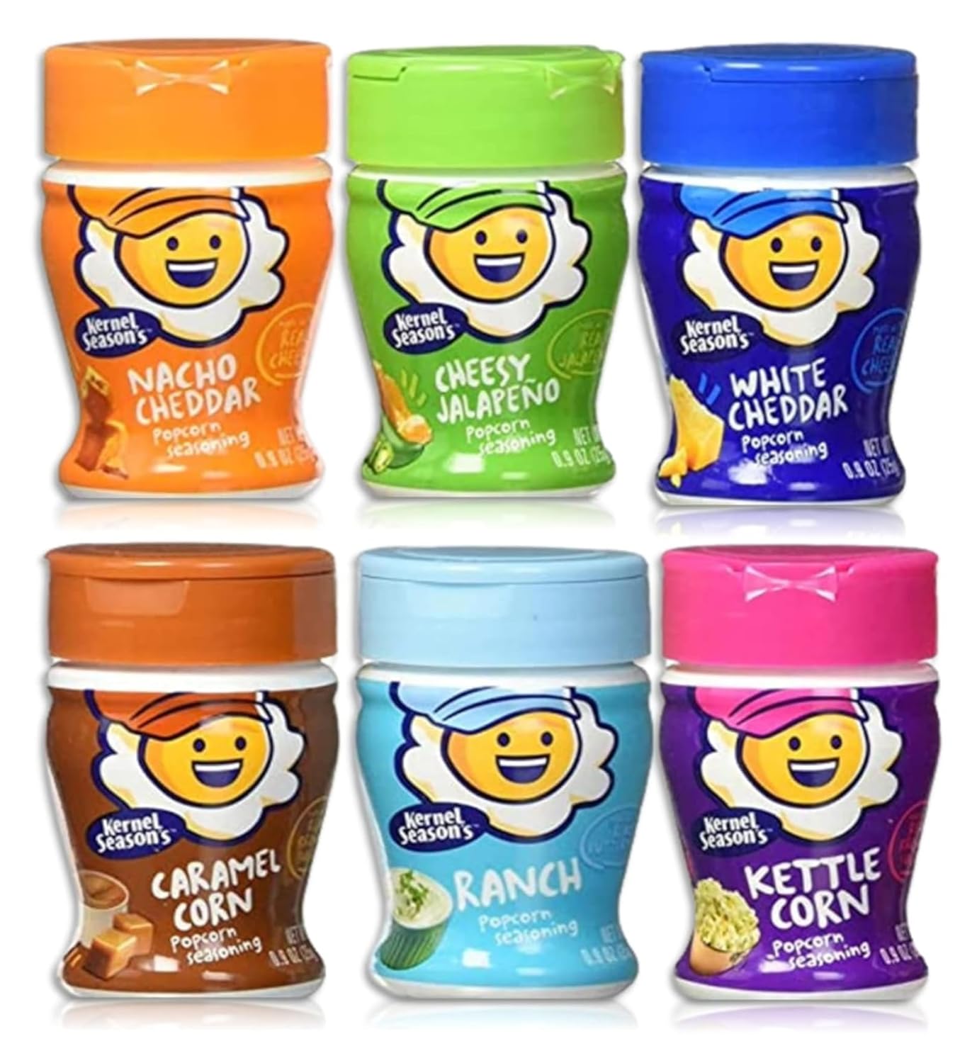 Amazon.com : Popcorn Seasoning Ultimate Variety Pack - 6 Pack - One of ...