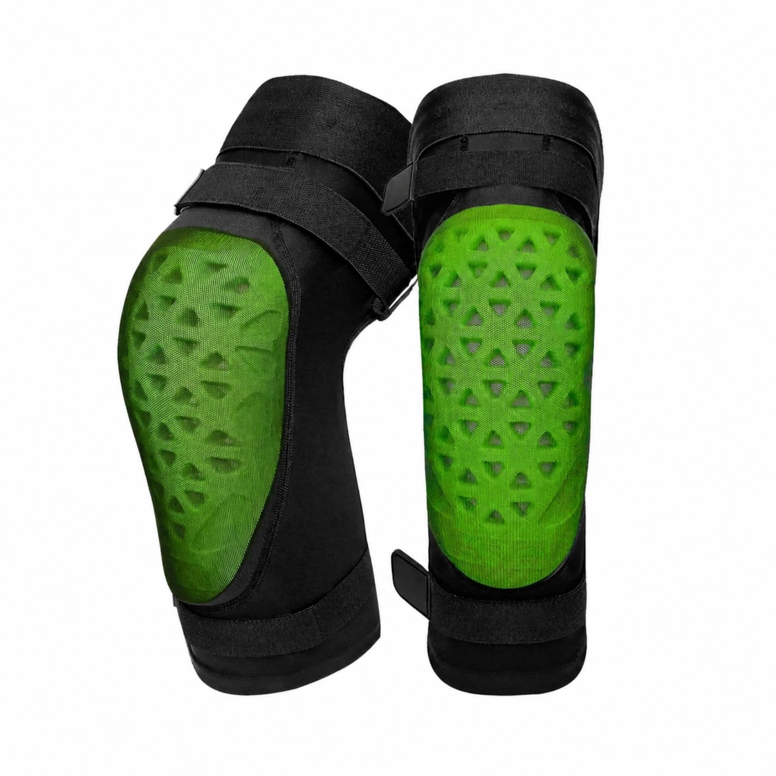 Genouillère Ski Rembourré Genouillère avec Sangles Réglables Réglable Sangle Rotulienne pour Sportifs, Sports d'hiver