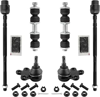 WEDOAUTO 6Pc Front Inner Tie Rod Stabilizer Sway Bars Lower Ball Joints Fit For Buick Allure Century Lacrosse Regal For Cadillac Deville Eldorado For Chevrolet Impala Monte Carlo â€ŽK5331 K5342 EV195