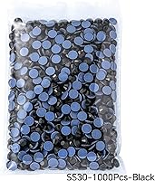 Vista 172 de 1440 piezas de diamantes de imitación termoadhesivos SS20 color púrpura2 con parte posterior plana, gemas de cristal de vidrio para ropa, camisas