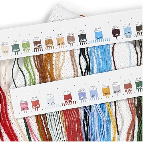 Miniatura 7 de Dimensions - Juego de bordado en punto de cruz diseño de bota navideña personalizada con osos de nieve