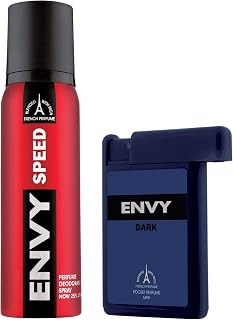 Envy Speed Deo & Dark Pocket Perfume Combo, 120 ml (Pack of 2) Price In India