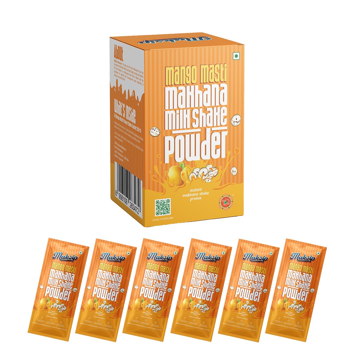 Mithila Naturals Maksip Instant Milkshake Mix | Rich, Creamy & Delicious Taste | Easy to Prepare | Perfect Anytime Beverage (2, Mango Masti)-image-36
