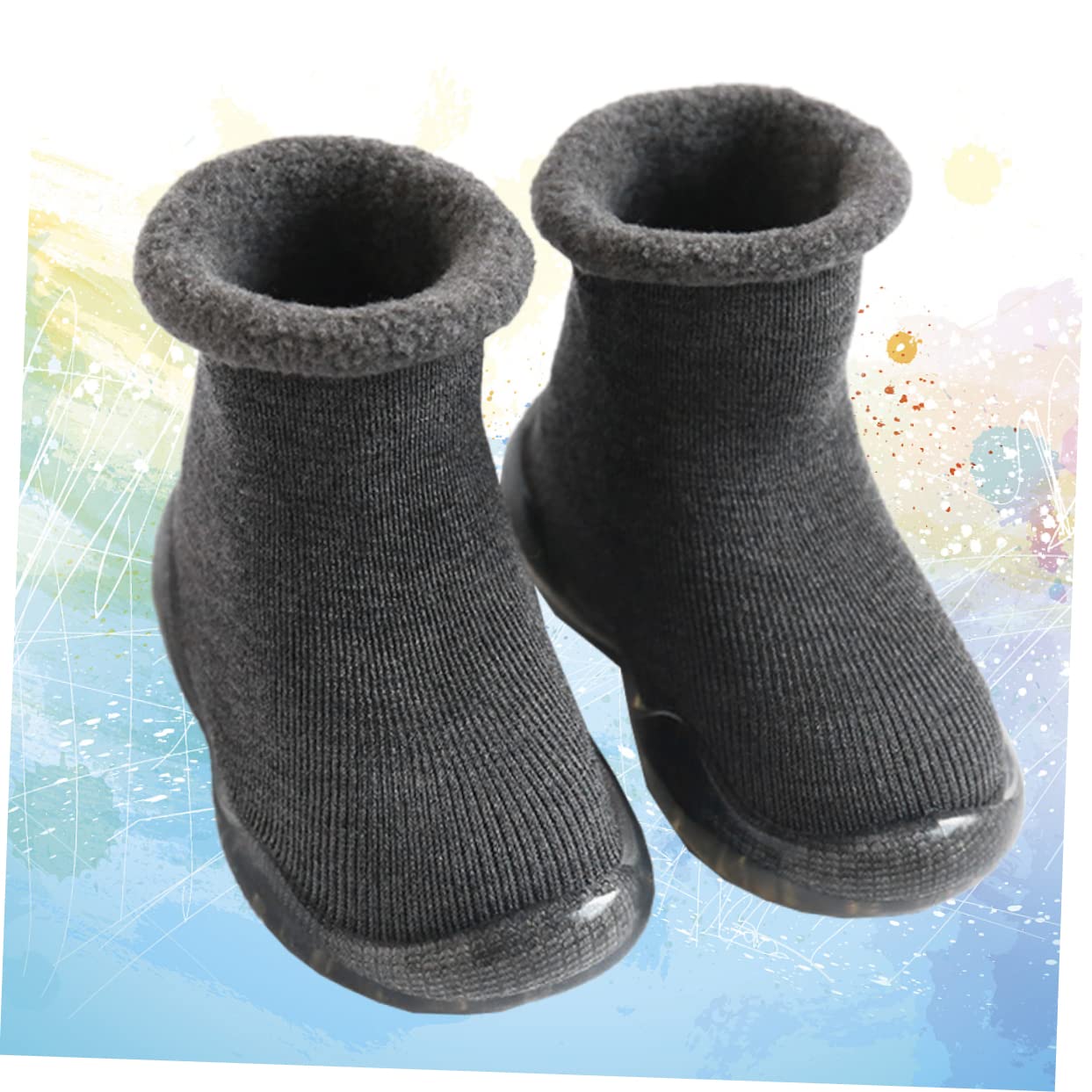 GALPADA 3stücke Cotton Slipper Socken Mit Rutschfestem Warme Babysocken Für Winter Fußbekleidung Für Kleinkinder Innensohle