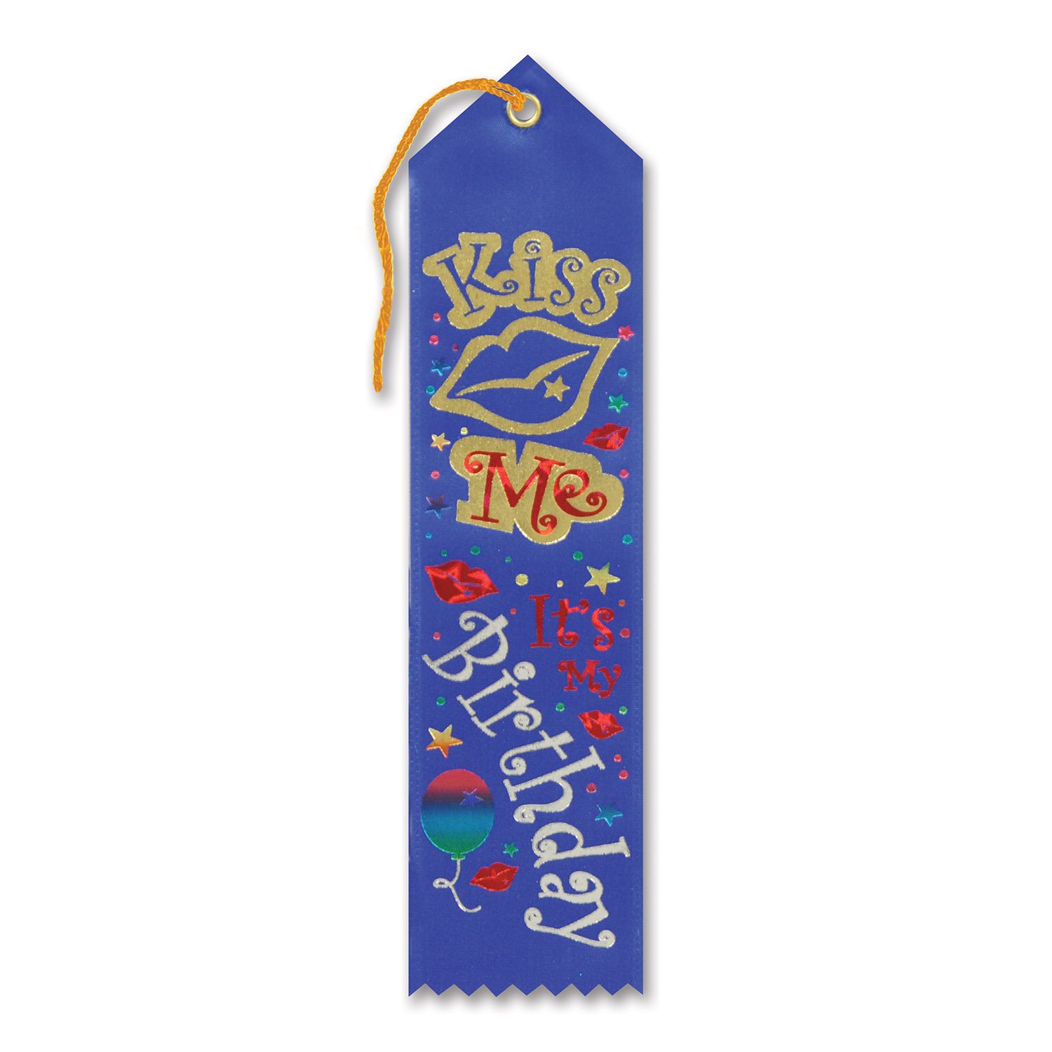 Ruban anniversaire Kiss Me Beistle pour des souvenirs uniques