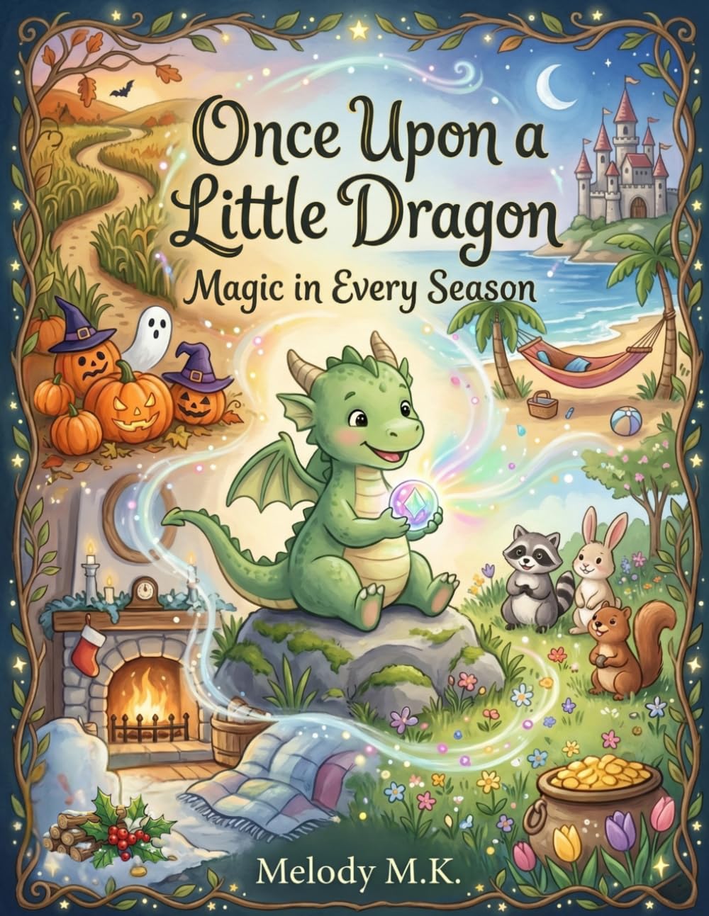 Once Upon a Dragon Coloring book, Magic in Every Season: Magic in Every Season