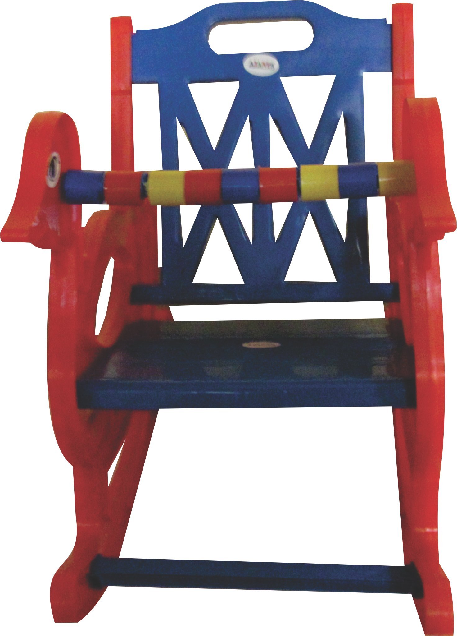 Pihu Enterprises Rocking Chair, Rocker for Kids-Blue& Red Suitable for Age up to 3 Years-image-24