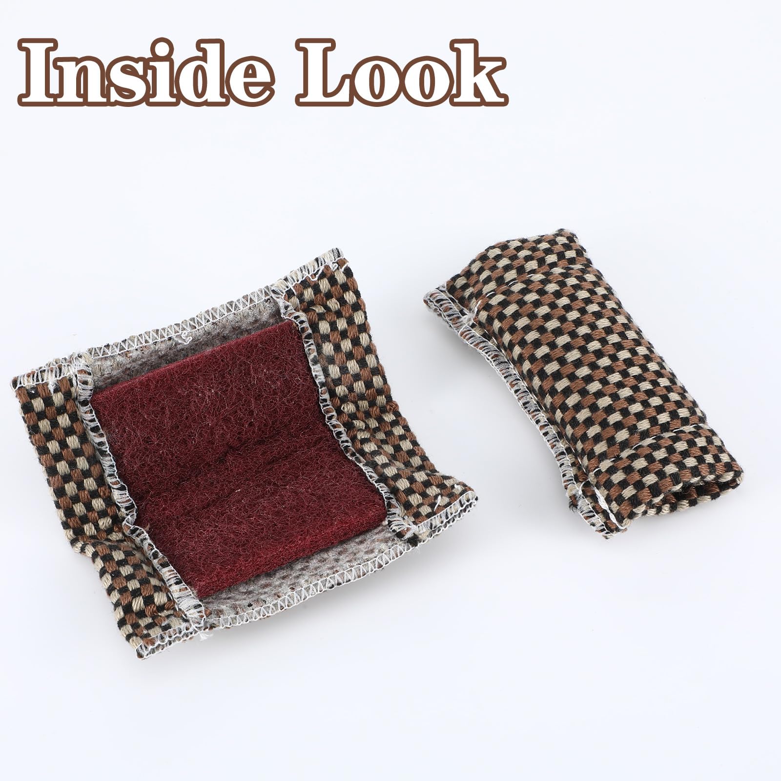 2 piezas limpiador de taco de billar accesorios de limpieza para taco de billar accesorios de limpieza de tacos de billar toalla de limpieza para tacos de billar marrón — view 5