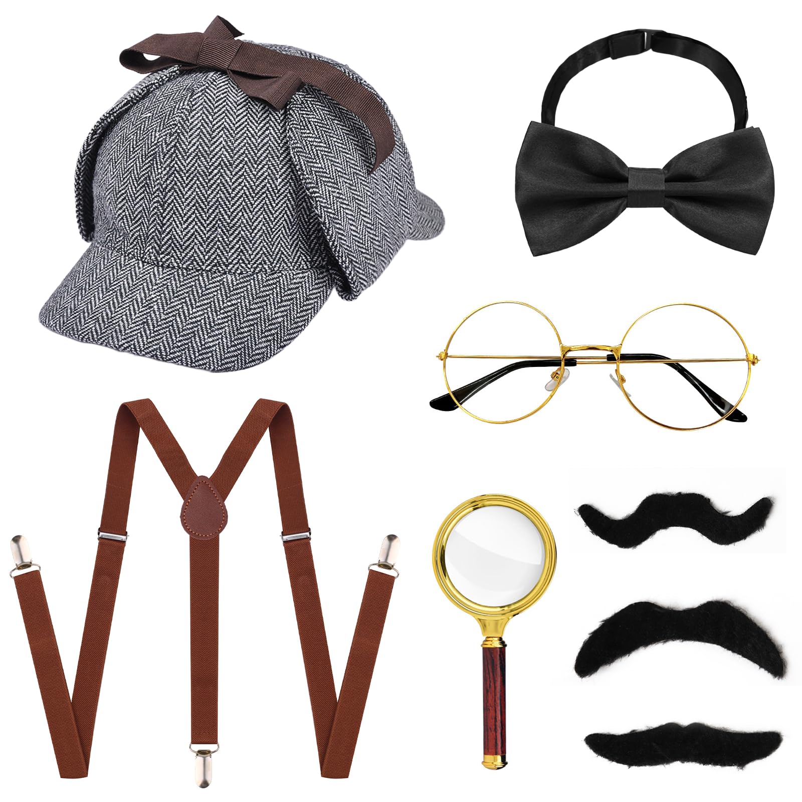 W WIDMANN MILANO Party Fashion - Kostuumdetective, cape met pelerine, spion, cape, themafeest, carnaval
