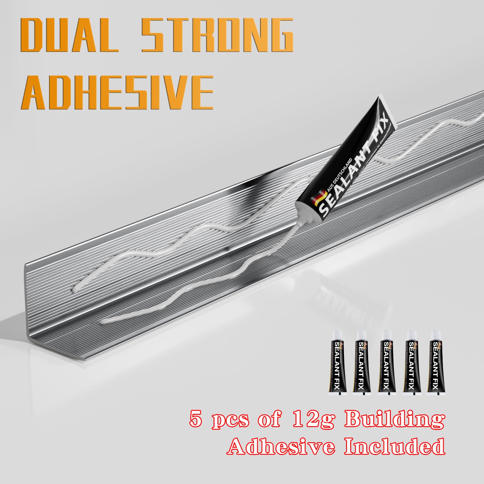 Corner Trim Coengwui Aluminum Corner Guards, Peel And Stick L-Shaped ...