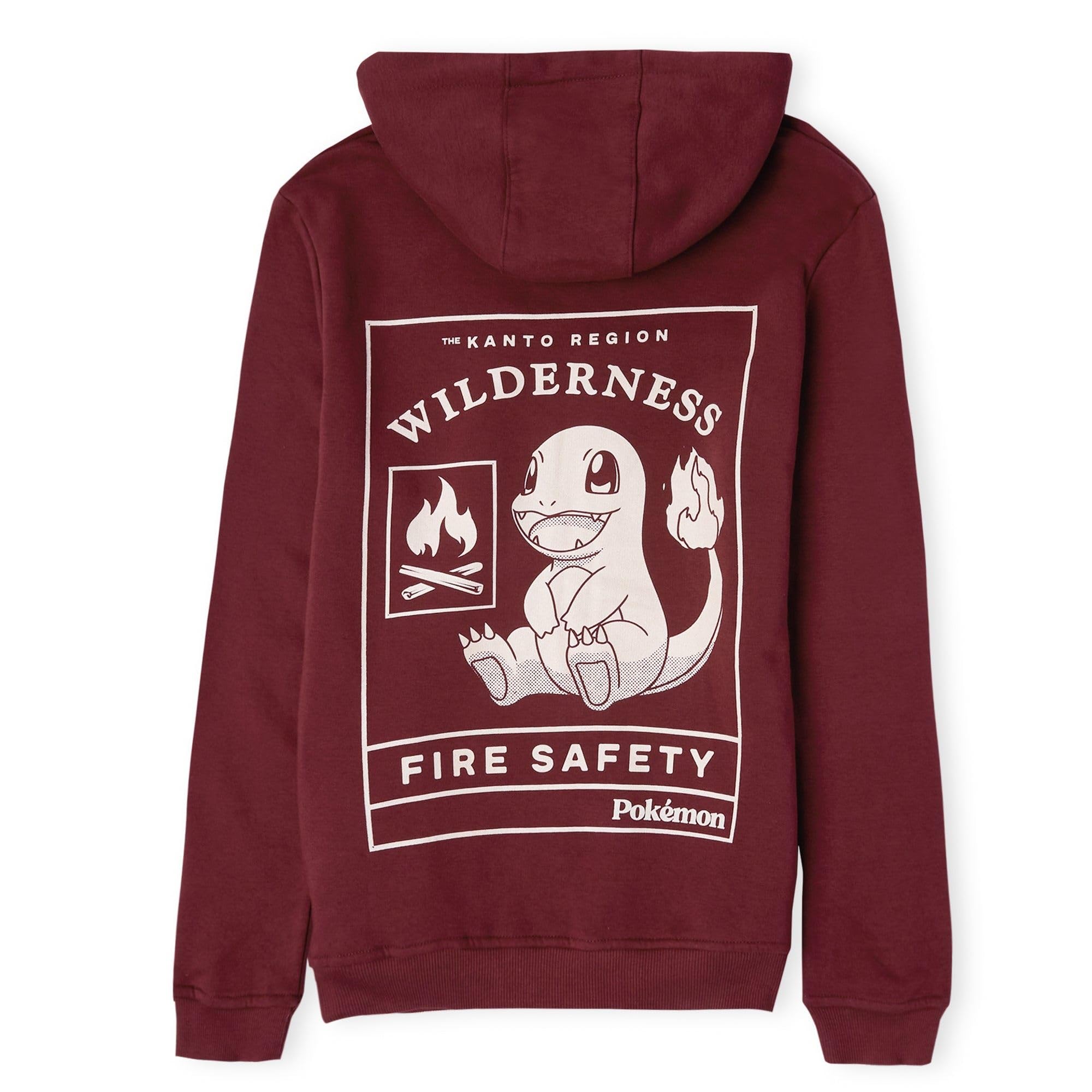 Zavvi Pokémon Woodland Fire Safety Unisex Hoodie - Burgundy XL