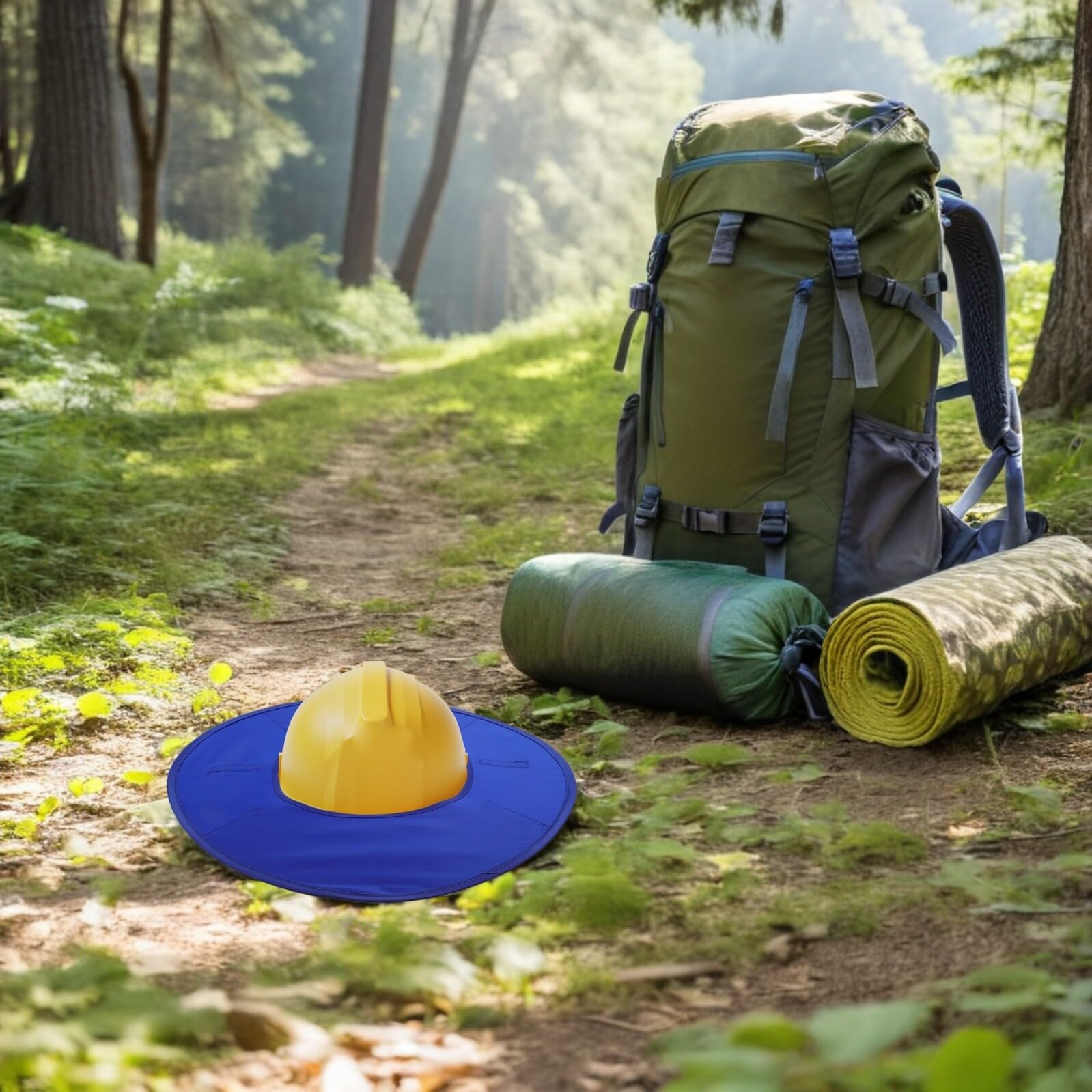 Gatuida Visiera Parasole Ampia per Casco Rigido Protezione UV e Visibilità Migliorata per Uso Esterno