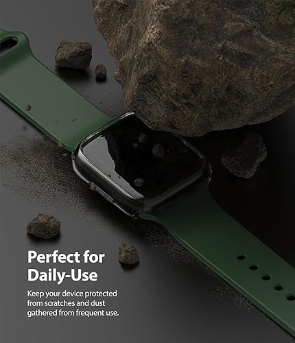 Miniatura 7 de Ringke Slim Anti-Yellowing Material  2 Pack Compatible with Apple Watch Series 8, 7 41mm Case for Minimalist, Solid Transparent Cover for Women, Men