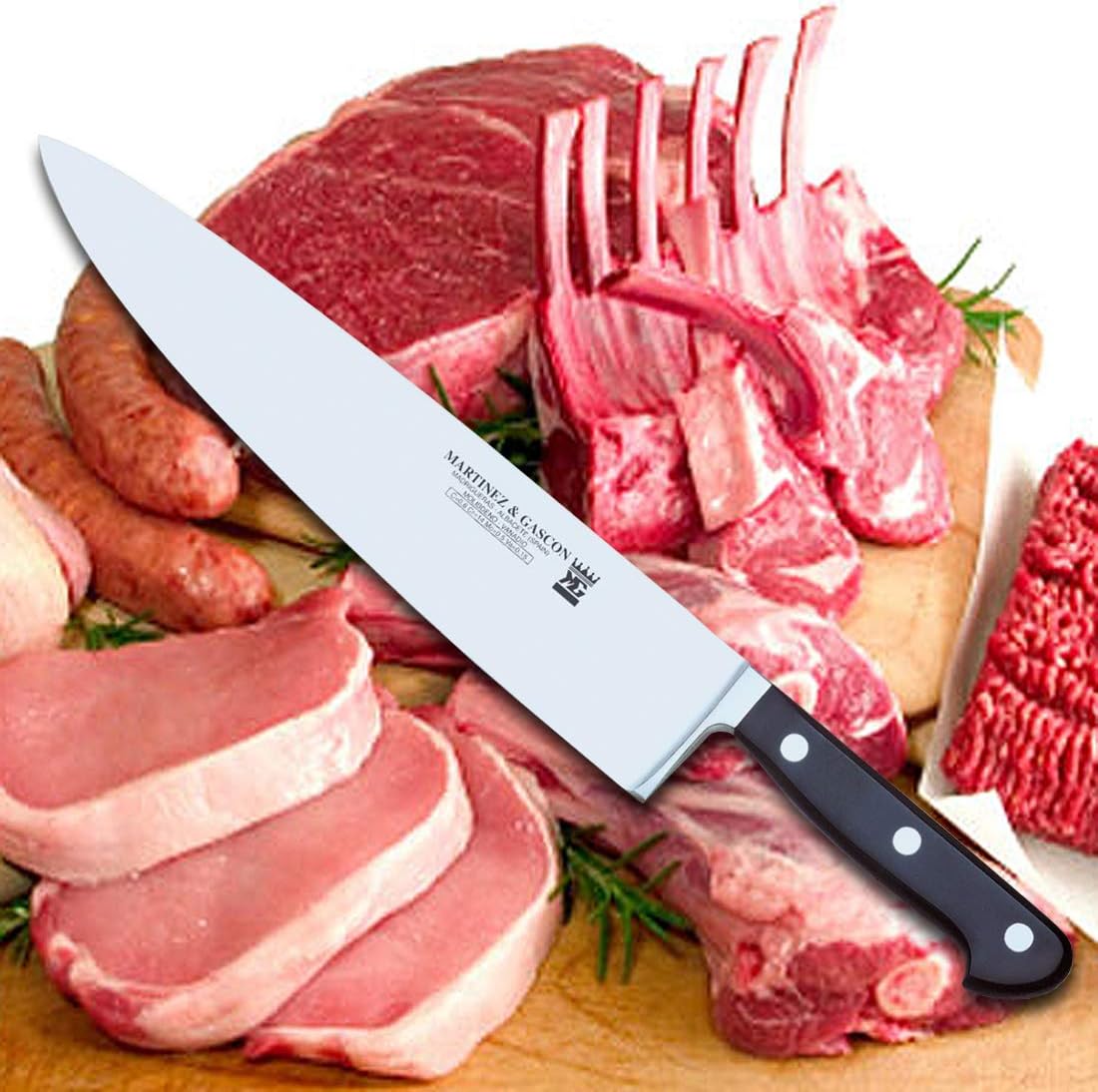 Get Special Price M&G 11-3/4 German Chef Knife - POM Handle - Professional Quality