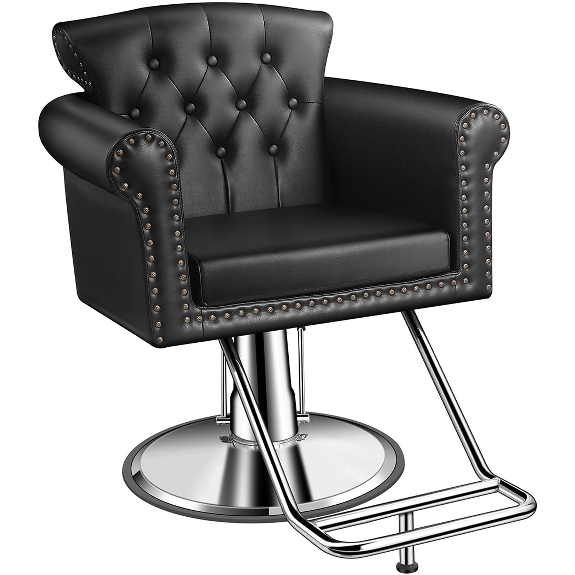 Buy Salon Chair, Baasha Luxury Salon Chair for Hair Stylist, Hair Salon Chair with Heavy Duty