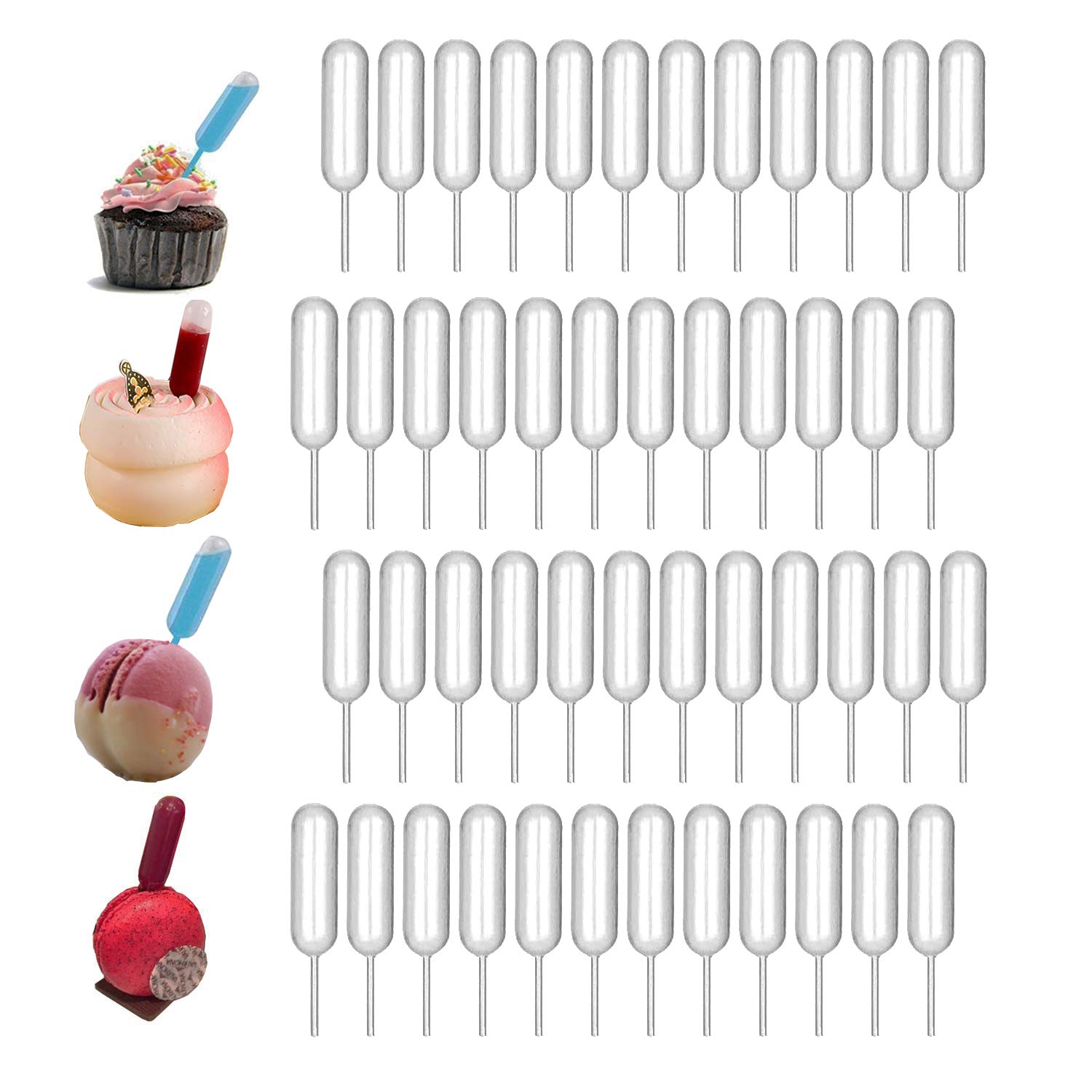 200 Pipette Usa E Getta 4ml Trasparenti - Per Dolci E Liquidi - Foto 5