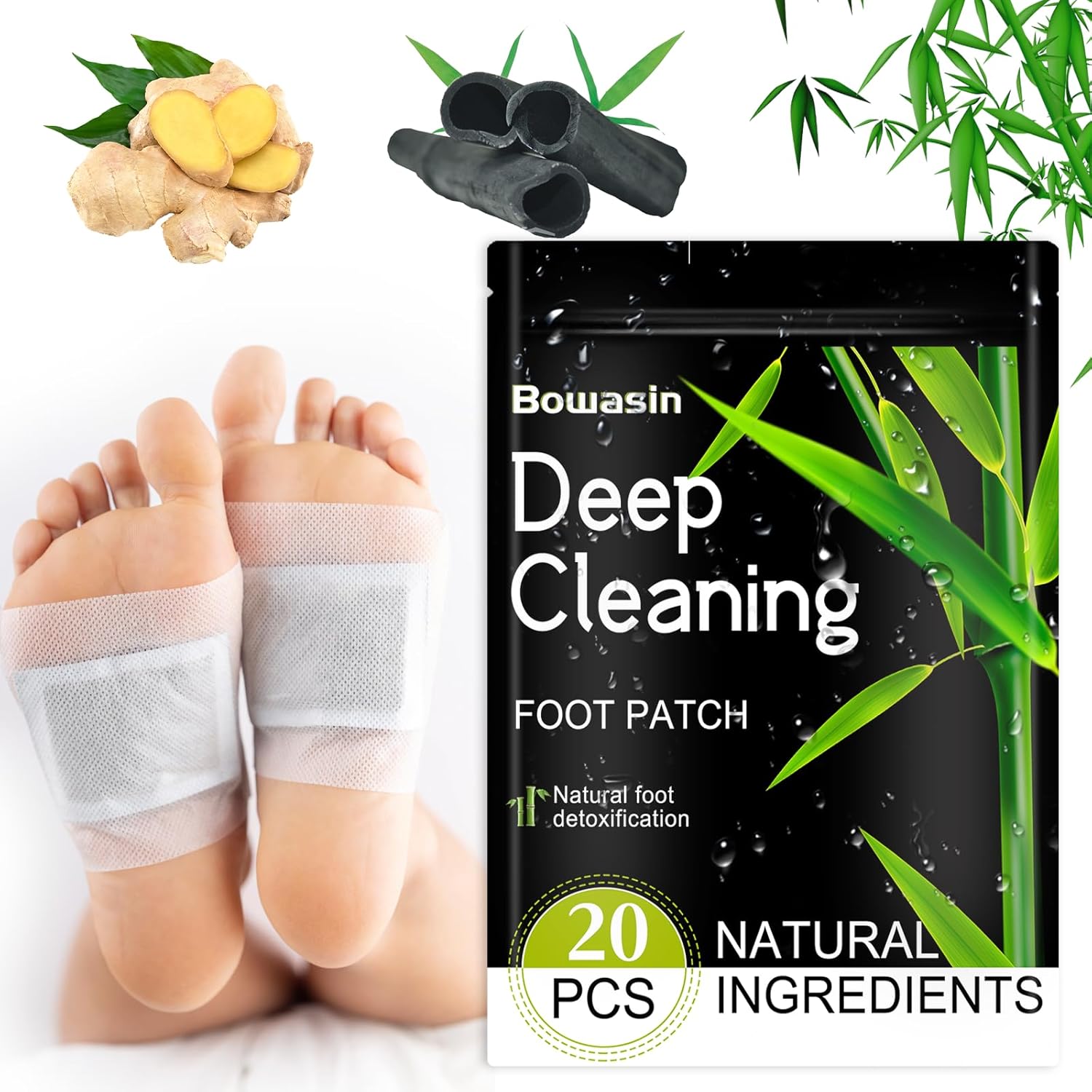 Detox Foot Patches 20 Pcs Detox Foot Pads,Foot Detox Pads to Remove