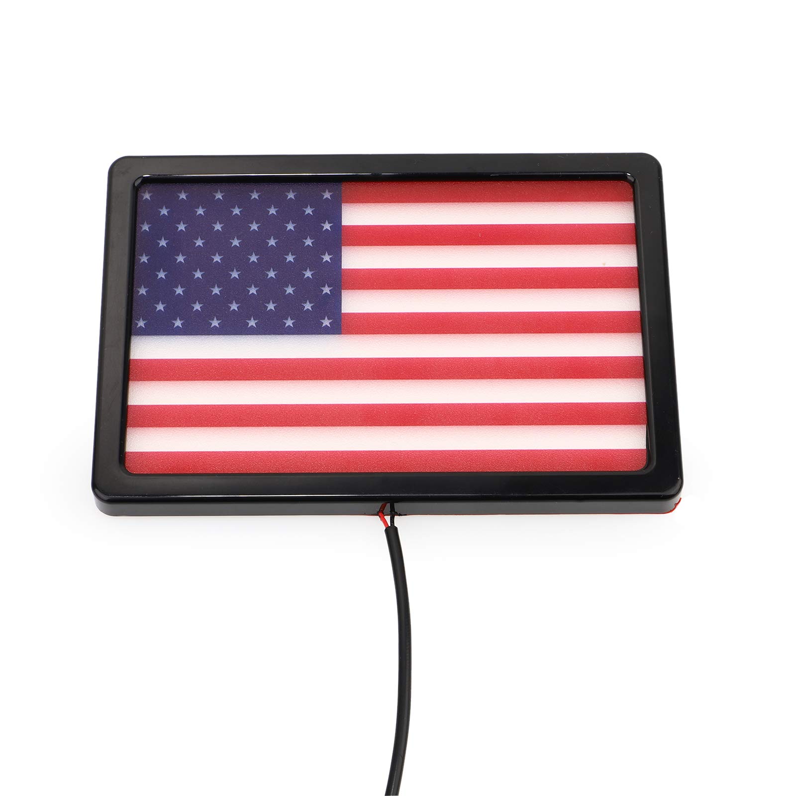 Led Flag Computer Light Motorcycle Led American Flag LED Lighted Flag Pole With American