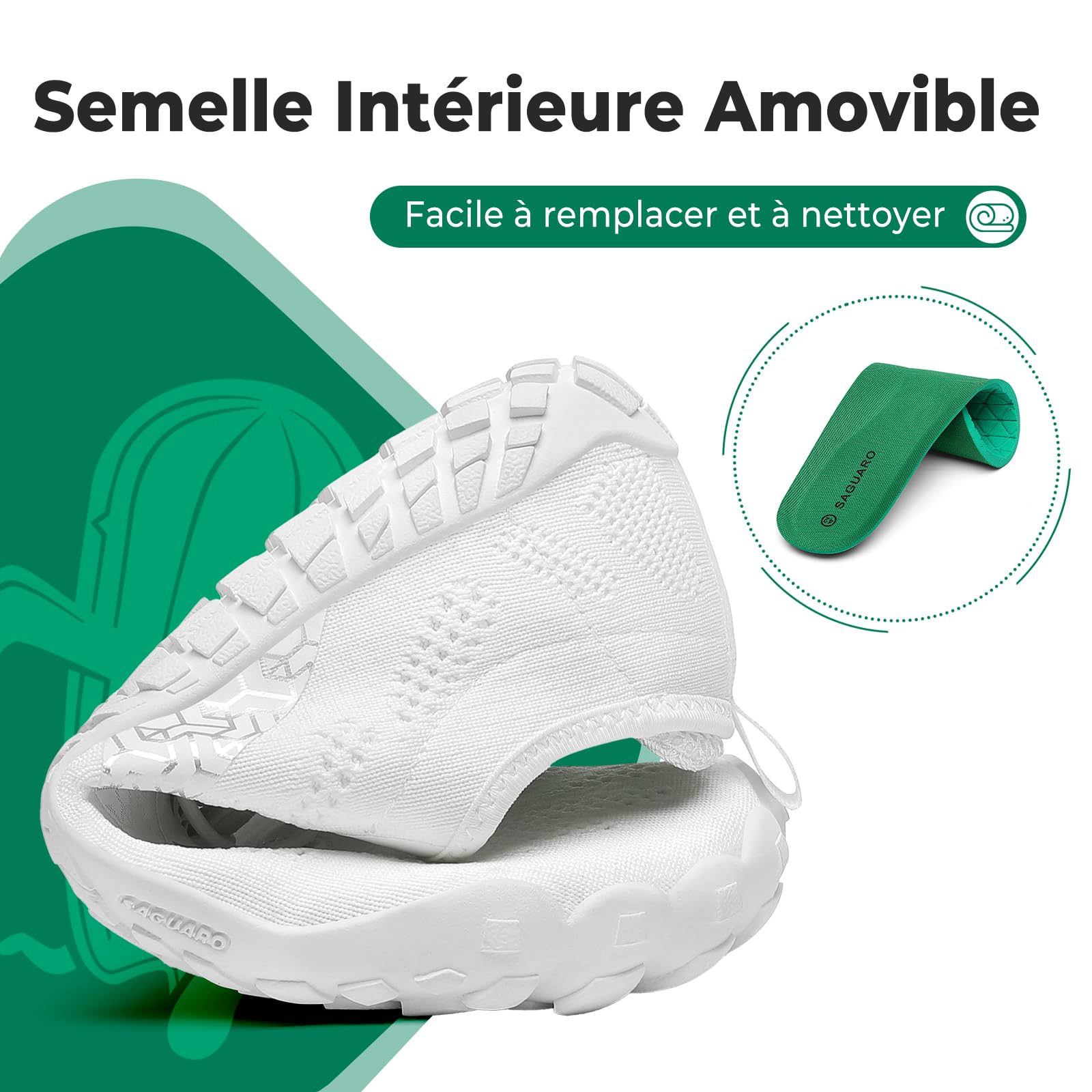 SAGUARO Barefoot Chaussures Minimaliste Barefoot Chaussures Pieds Nus Femme Homme GR.36-48