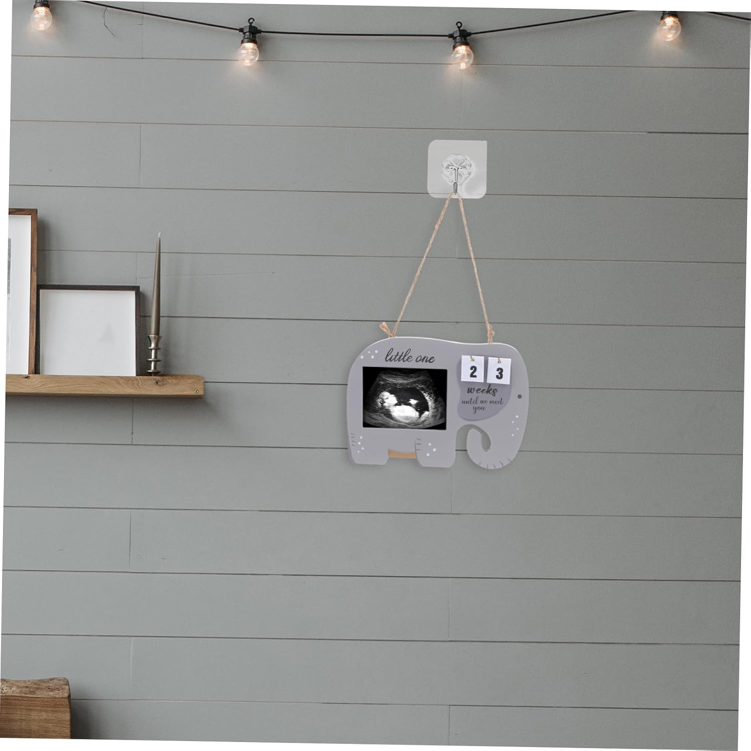 Abaodam Sonogram Photo Frame for Nursery Decor for Memories and Growth Photos for Parents
