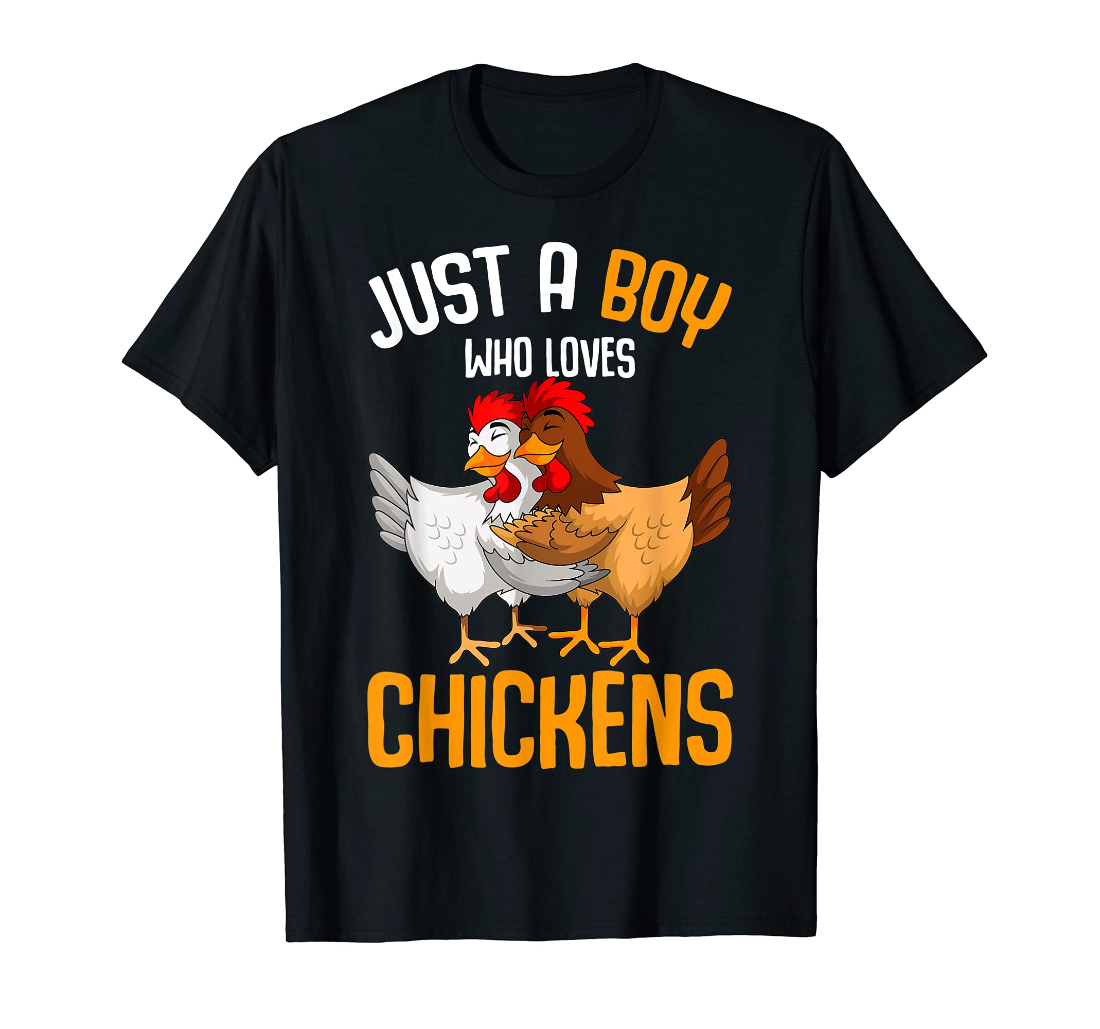 Just a Boy who loves Chickens Kids Boys T-Shirt
