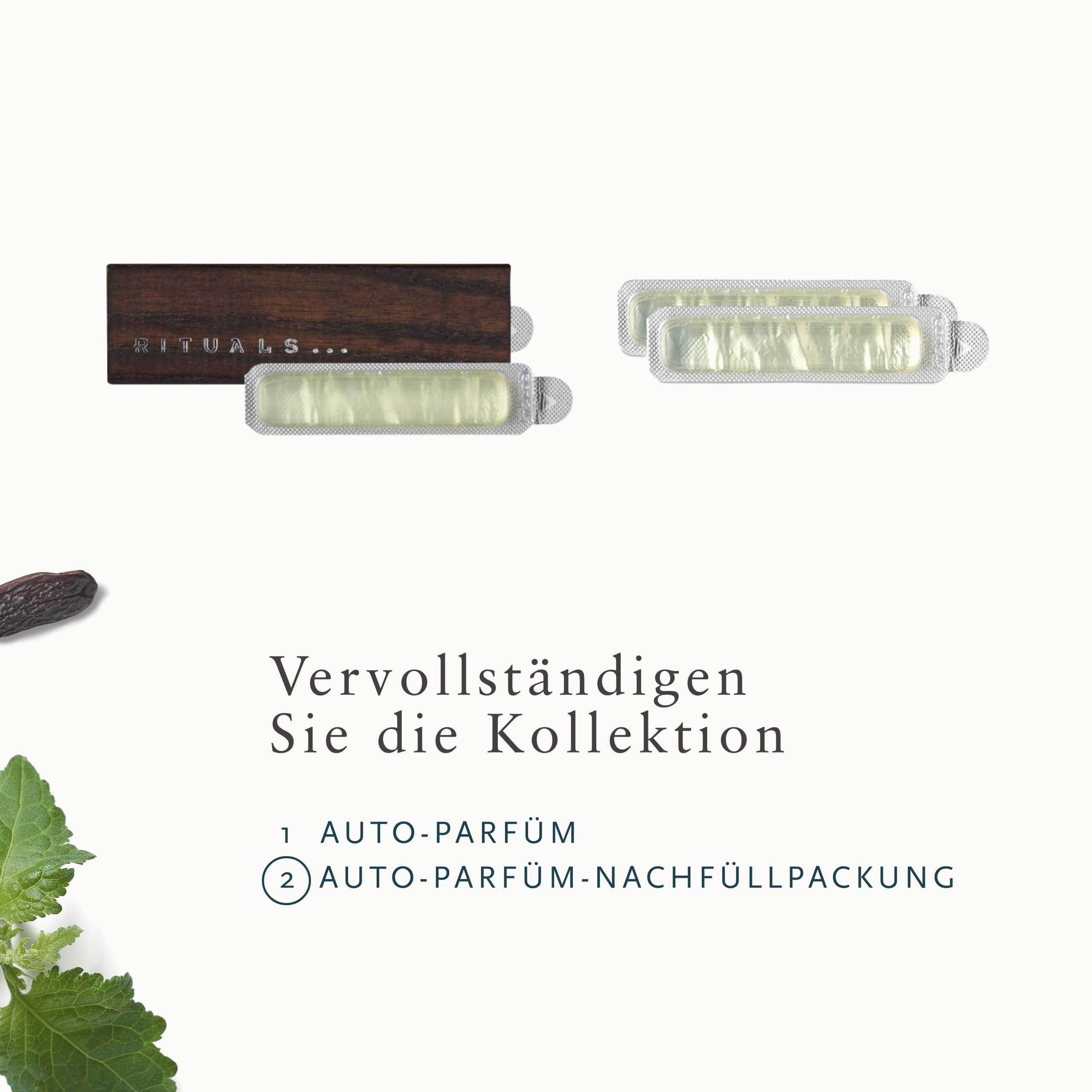 RITUALS Auto-Duft Nachfüllpackung von das Sport Collection, 6 g – Auto-Parfüm mit Leder, Tonkabohnen und Patschuli – anregend und erfrischend