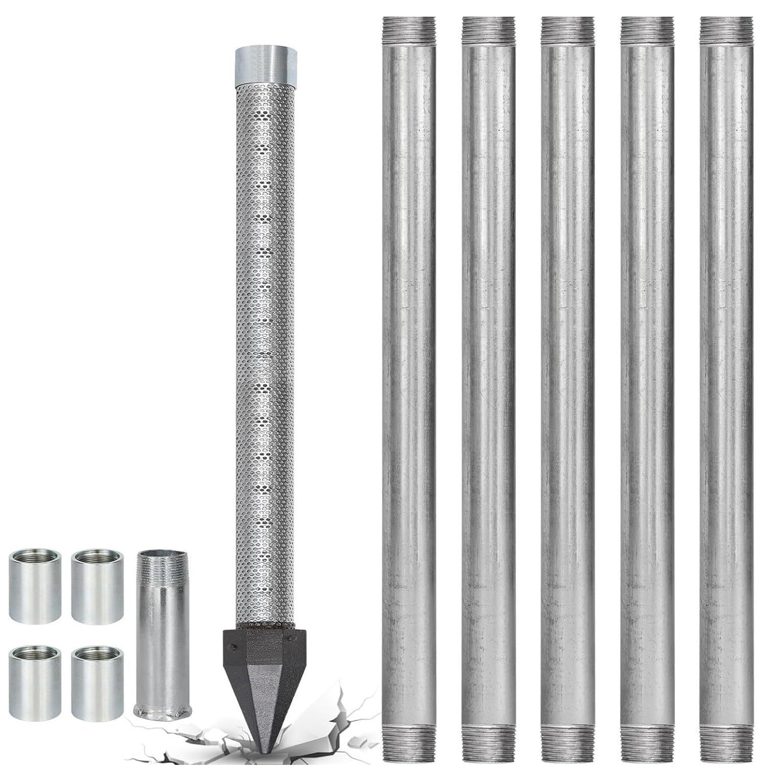 Zestaw off-grid do studni z gwintem 1-1/4 NPT 5PipeKit