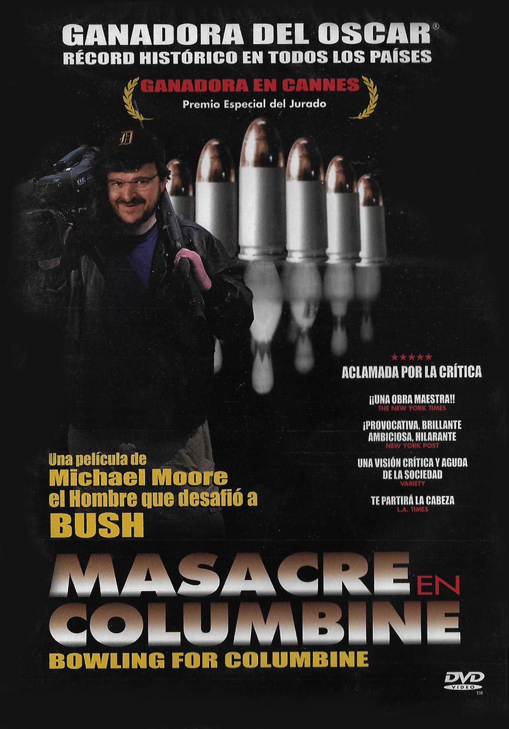 MASACRE EN COLUMBINE (Bowling for Columbine) [NTSC/REGION 1 & 4 DVD. Import-Latin America] Michael Moore [DVD]