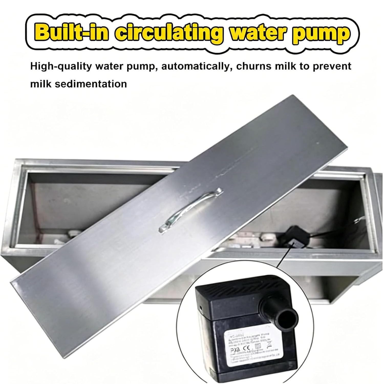 EstacióN De Lactancia AutomáTica para Lechones, 15/20 L, Tapa De Acero Inoxidable, Temperatura Constante, Fuente De Sonido Integrada para Reducir El EstréS 14