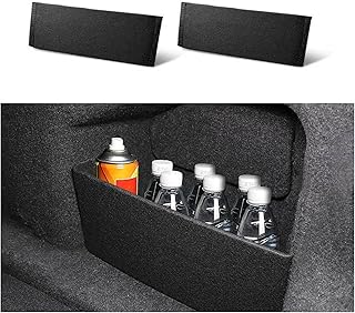 2 Pcs Car Trunk Side Divider for NIO ES8 2024, Self-Adhesive Trunk Organizer Panel, Efficient Storage Side Partition, Space-Saving Cargo Organizer