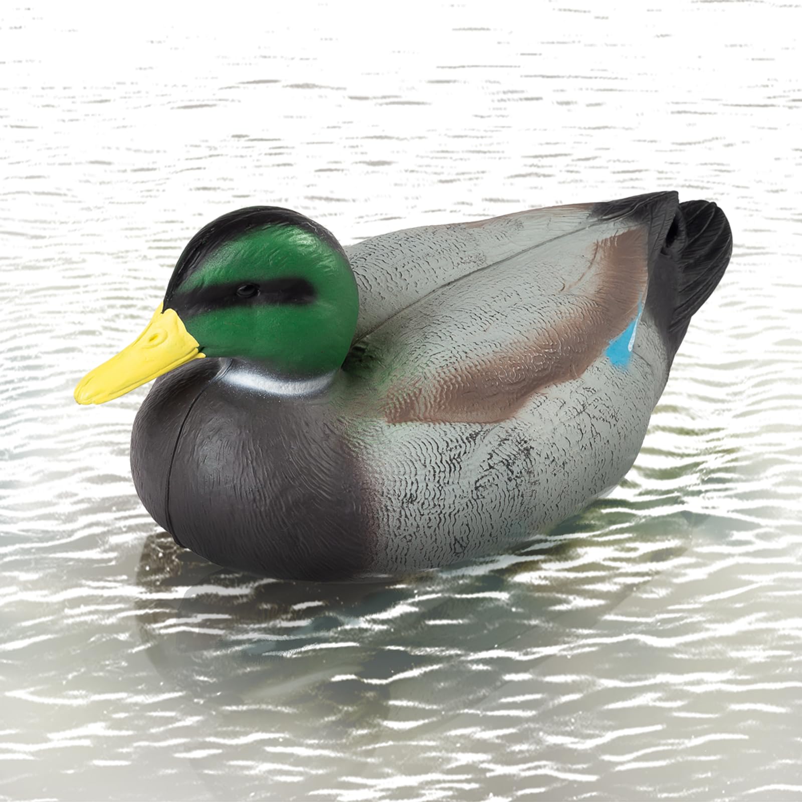 Extremely Realistic Floating Duck Decoys for Pool, Pond & Lake with Weighted Keels, 13 Inch Small Mallard Duck Decoy