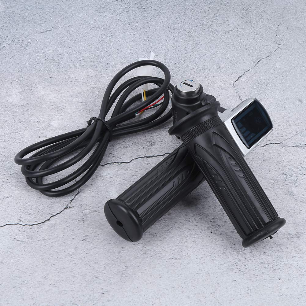 Poignée d'accélérateur multifonction, indicateur de batterie électrique de 36 V, serrure de porte électrique pour vélos électriques, tricycles
