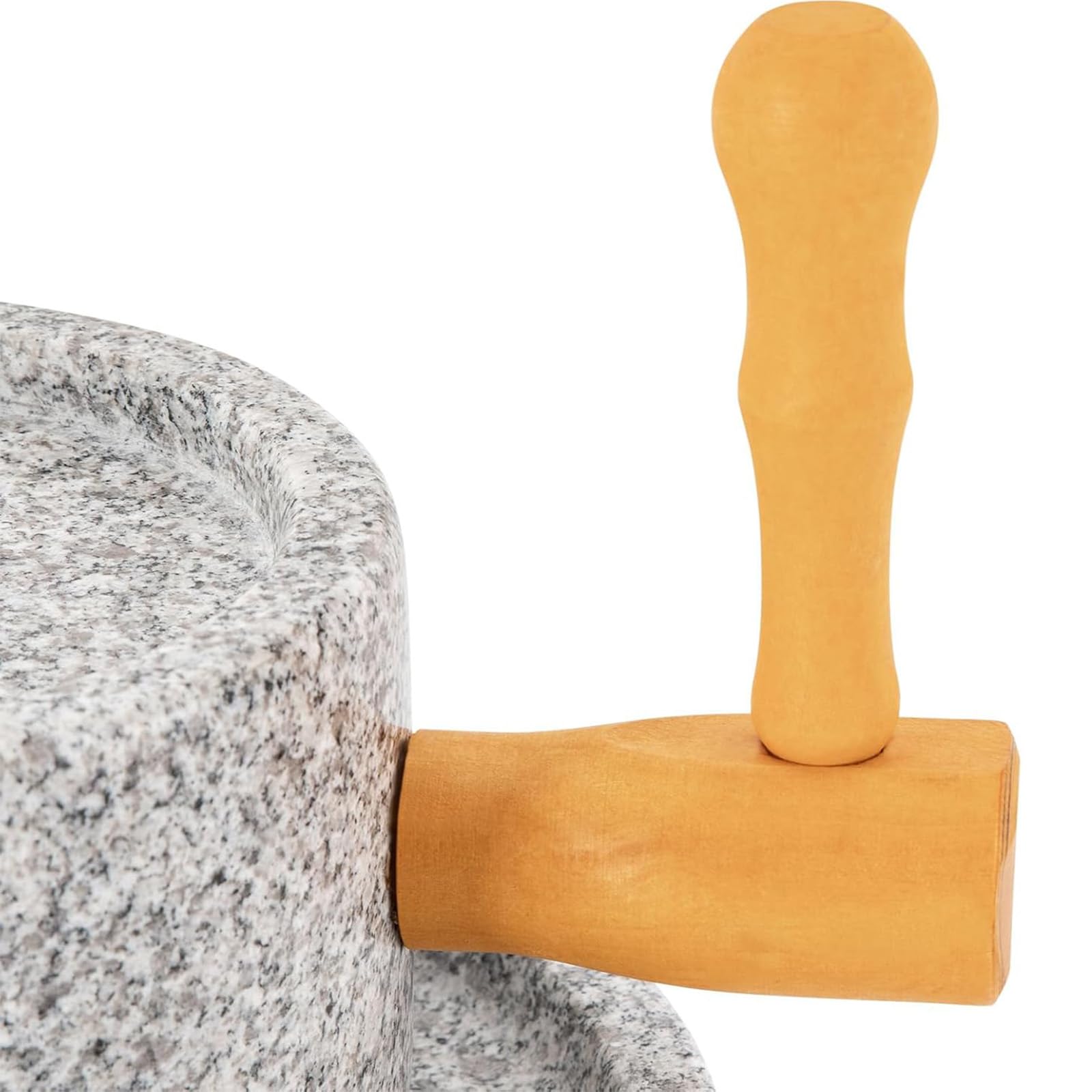 Macina manuale per cereali in pietra, fatta a mano, antica pietra abrasiva, multifunzione, per alimenti secchi e umidi, utensile da cucina