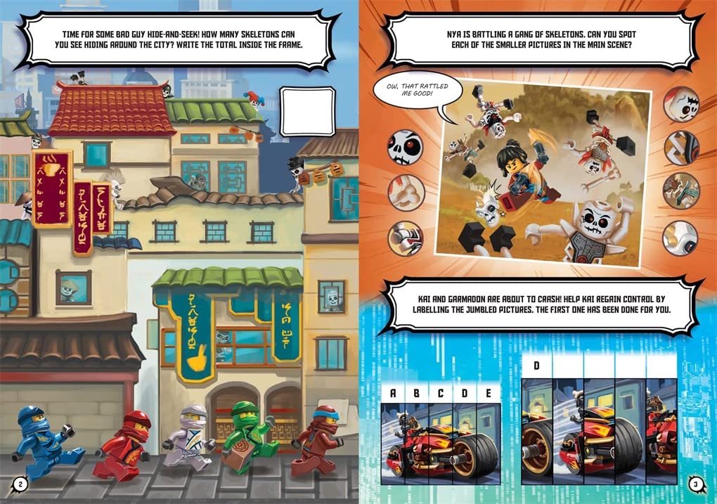 Lego (R) Ninjago (R): Sssnake Time Activity Book (with Snake Warrior Minifigure)      Paperback – May 26, 2022