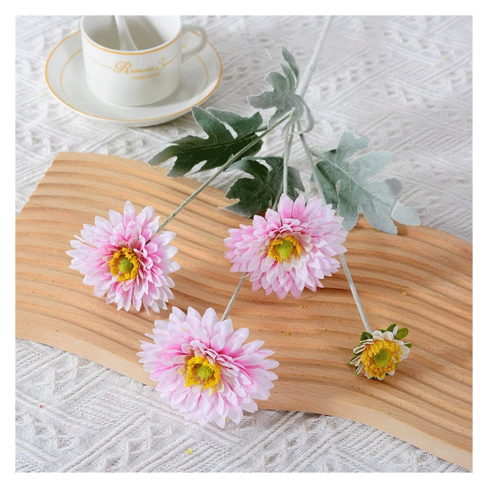 Sjdopulse D Imitation Little Aisy Artificial Flower Soft Ecoration Imitation Flower Photography Prop,,59Cm