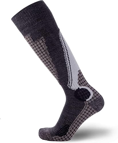 Miniatura 2 de Pure Athlete High Performance Wool Ski Socks - Thermal Warm Merino Wool OTC Sock, Men Women