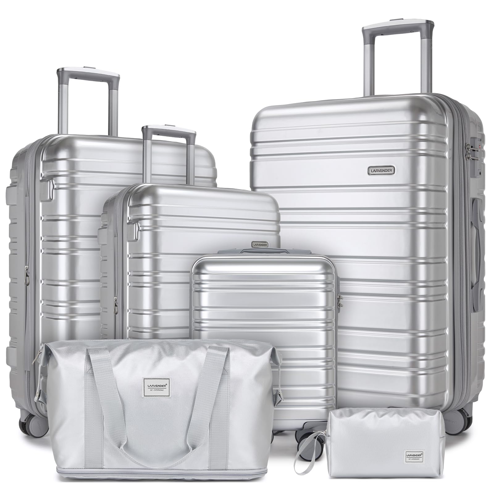 LARVENDER 6-Piece Expandable Set
