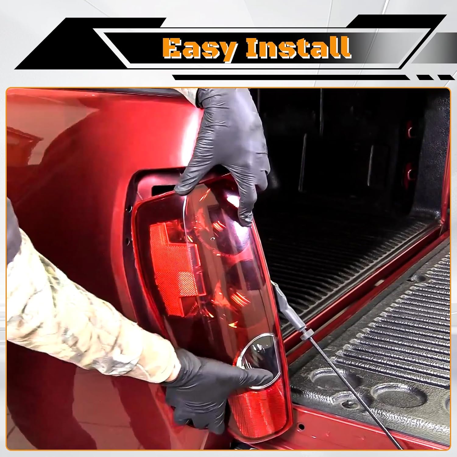 Tail Lights Assembly Cover for 2004-2012 Chevy Colorado & GMC Canyon, Pickup Driver and Passenger Side Rear Brake Tail Signal Lamp Cover Replacement