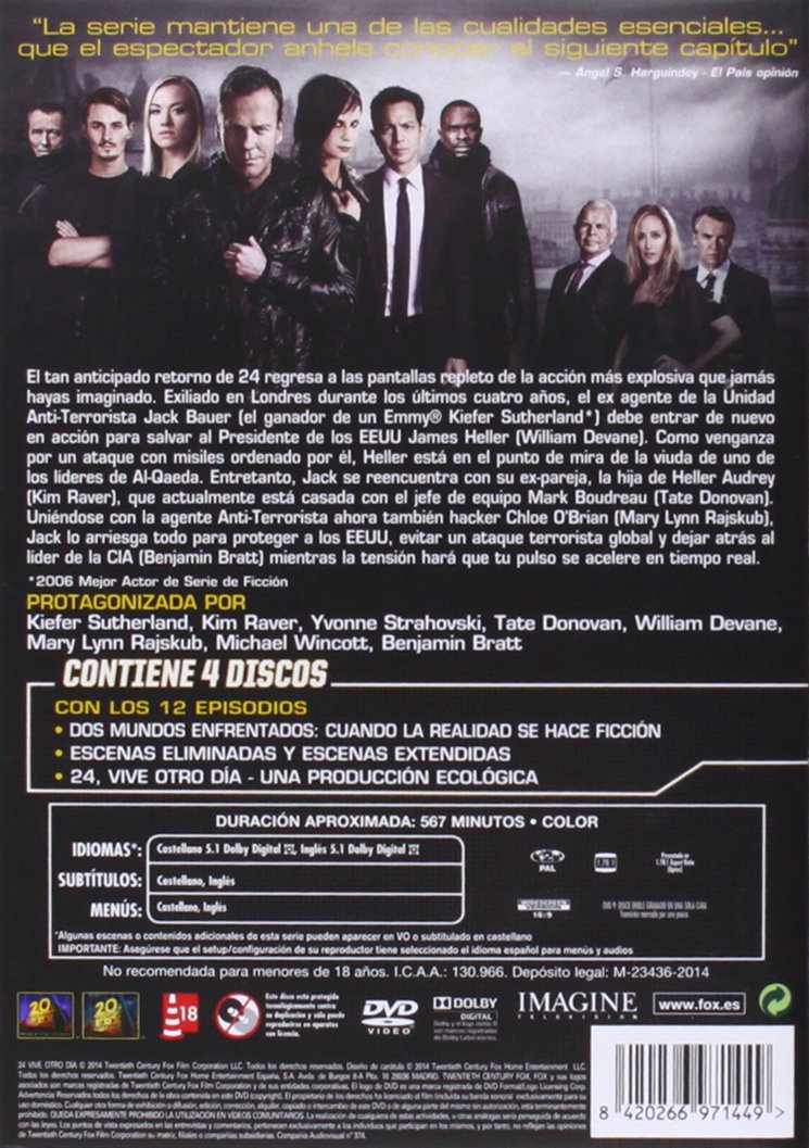24: Vive Otro Dia [DVD]