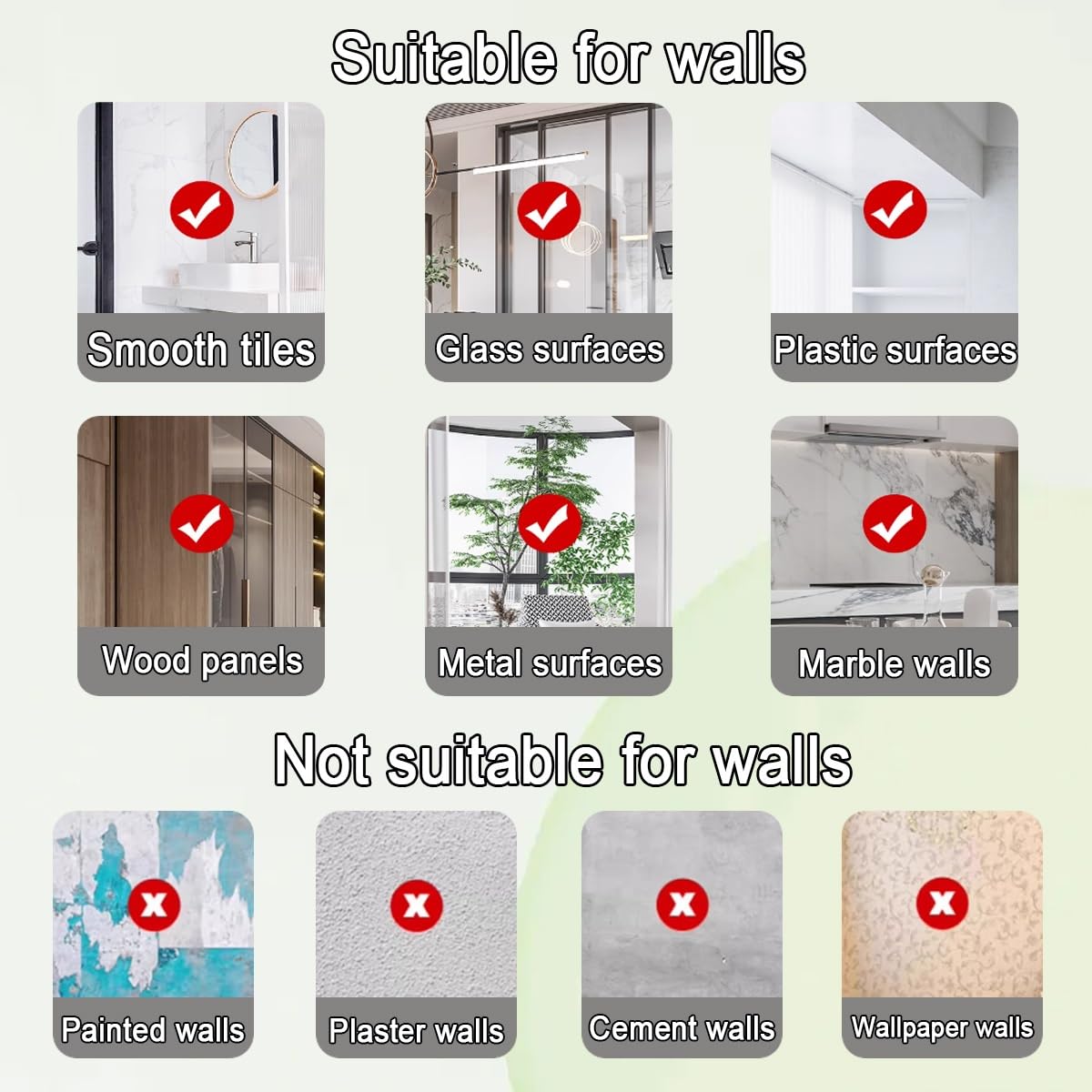 Tringle à rideaux auto-adhésive de 50 à 500 cm, sans perçage, en aluminium, avec clips et crochets pour salle de bains et camping-cars, installation facile, design élégant - Noir