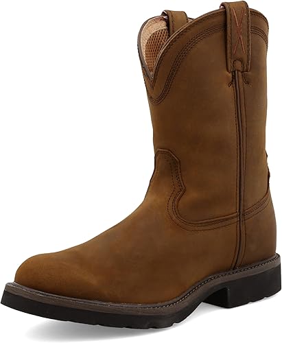 Twisted X Botas Tech X para hombre de 12 pulgadas, botas occidentales casuales para hombre