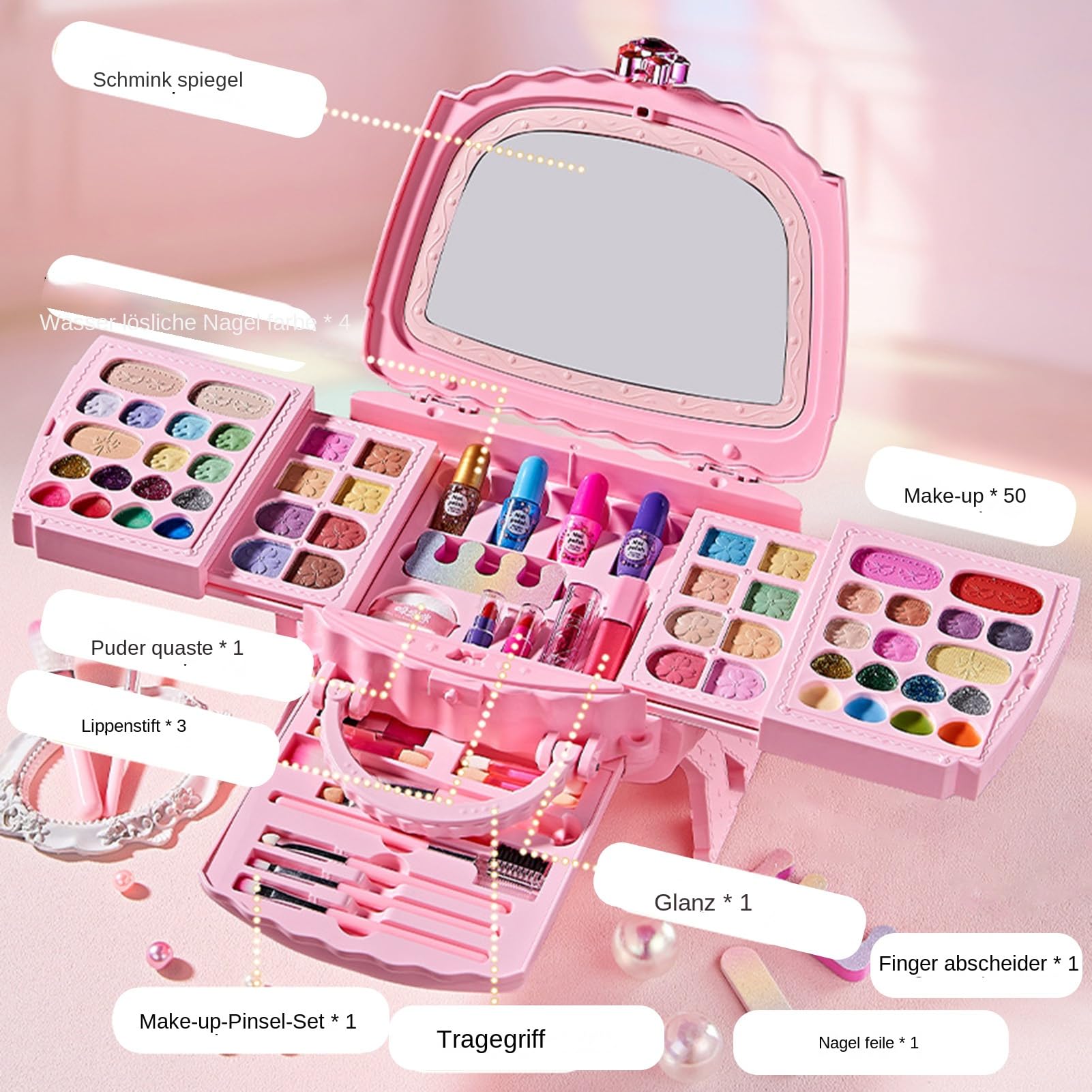 Kit de Maquillaje Infantil Maquillaje Infantil para Niñas