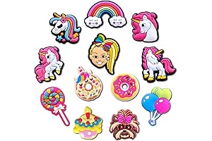 12 PCS JoJo Croc Charms for Clog Sandals: A Colorful Clog Accessory