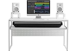 Studio Table with Keyboard Tray for 88 Keys