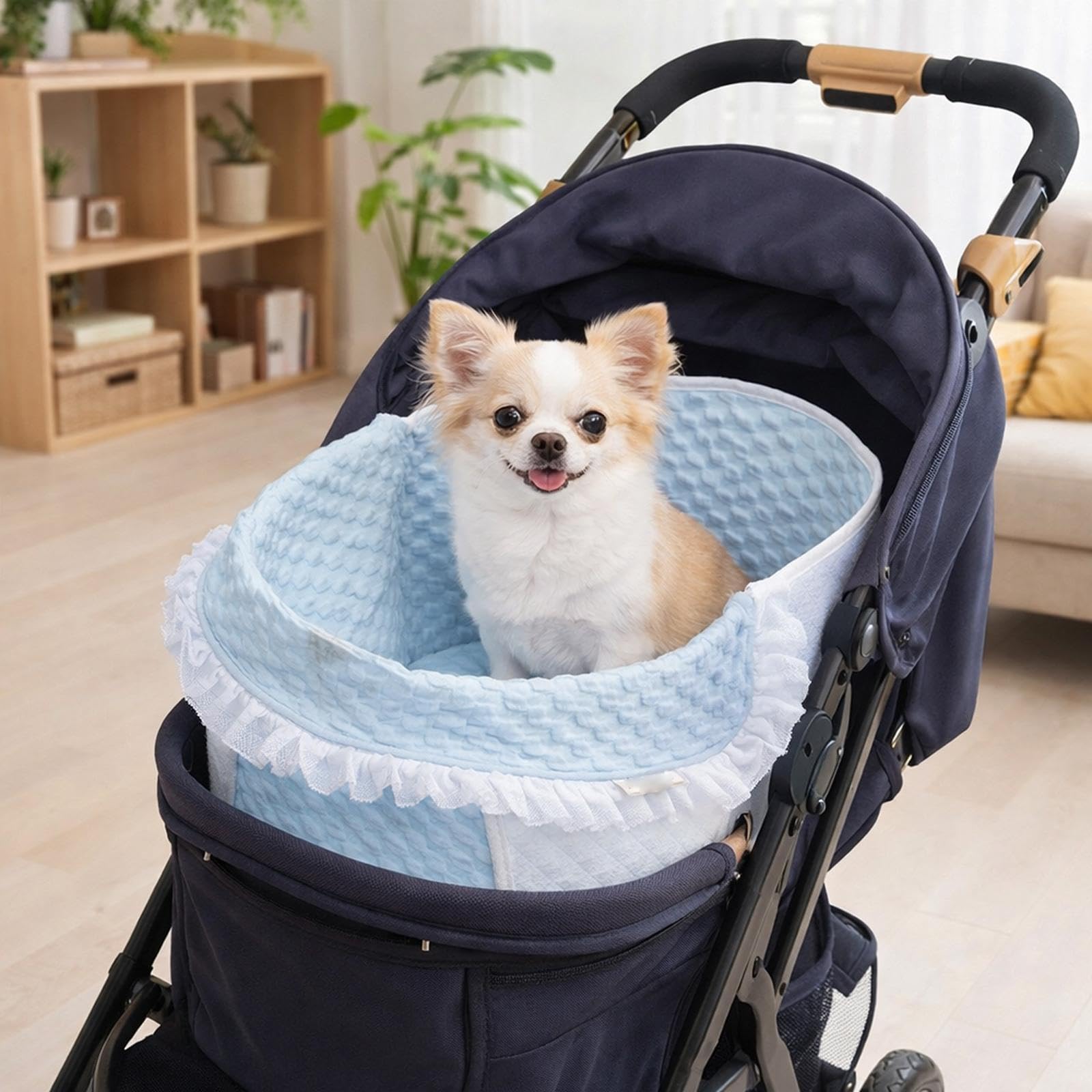 kowaku Alfombrilla para Mascotas, Lavable, Cómoda, Protectora, Cojín para Mascotas, Fácil Instalación, para Paseos Al Aire Libre Y Acampadas.